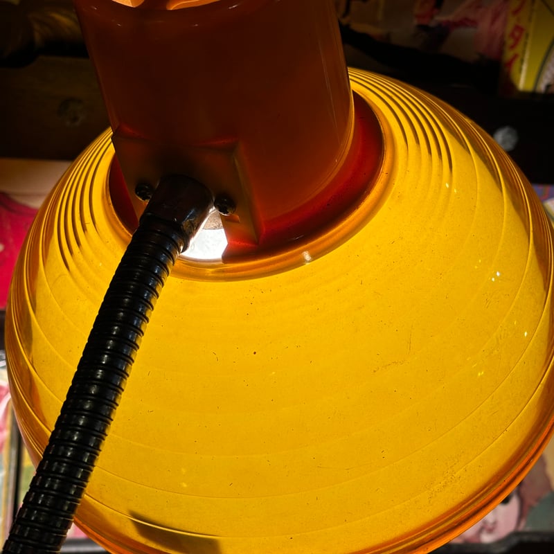 昭和レトロ SHARP 卓上ライト オレンジ LS-931 （電球別売り） | アン