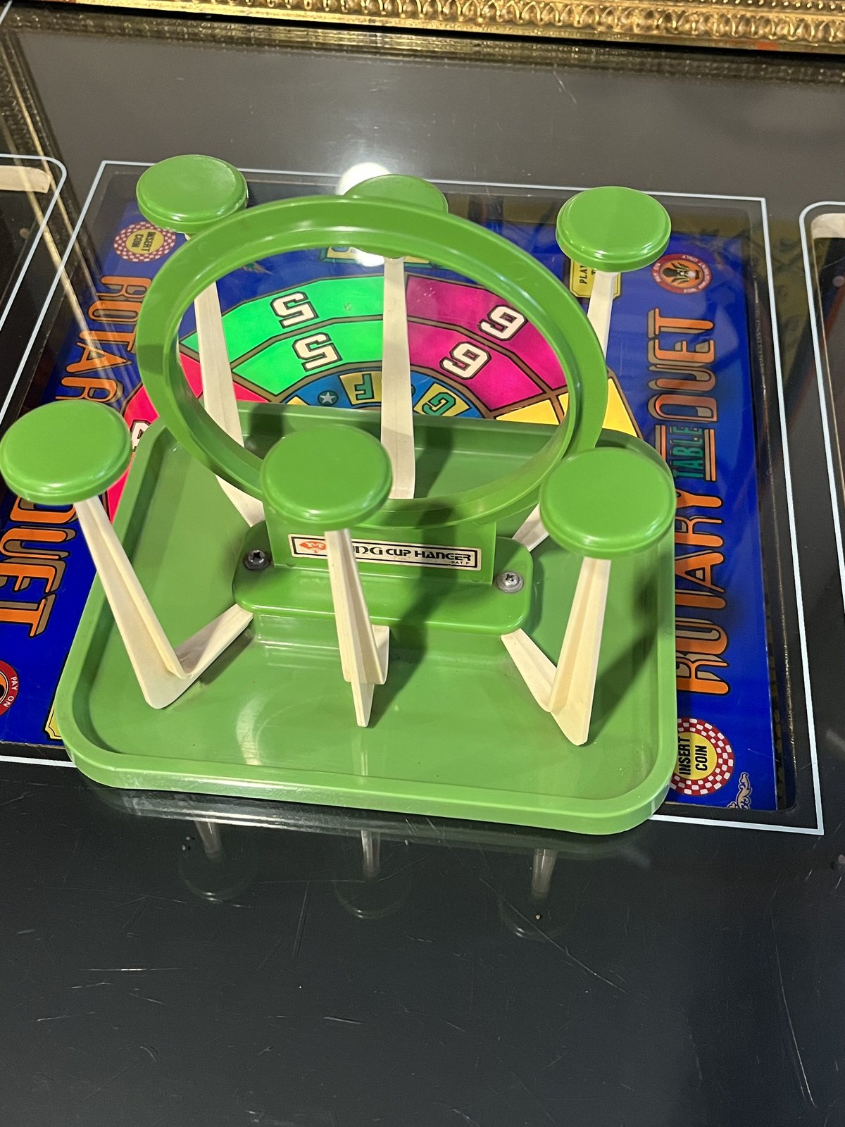 ウォールハンガー フック グリーン 緑 レトロポップ 昭和レトロ 当時物