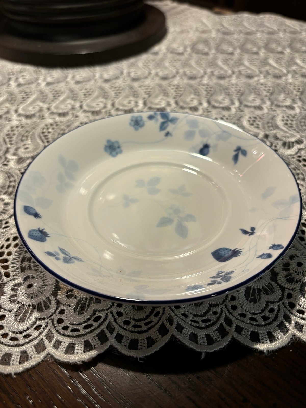  strawberry blue カップ　皿セット WEDGWOOD ストロベリーブルー カップ&ソーサ 2客セット 箱付き