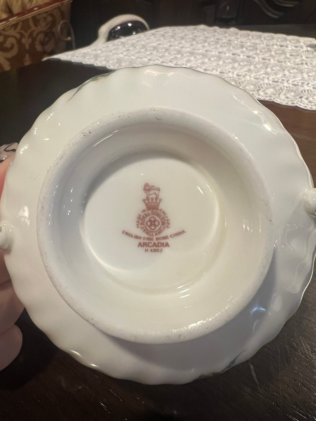 ロイヤルドルトン アルカディア スープカップ&ソーサー 2客 ロイヤルドルトン(ROYAL DOULTON) アルカディア(ARCADIA) スープカップ