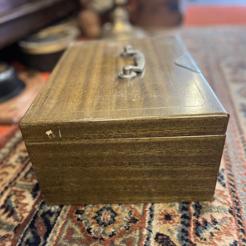 昭和レトロ！！MISONO製ダイヤル式鉄製手提げ金庫 | アンティーク家具