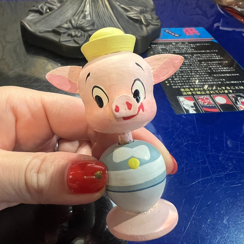 ディズニー3匹のこぶた まんがこけし4体セット（箱あり