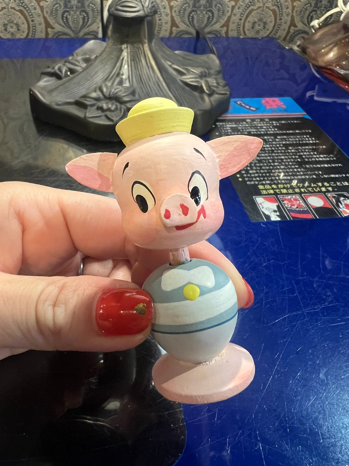 ディズニー3匹のこぶた まんがこけし4体セット（箱あり