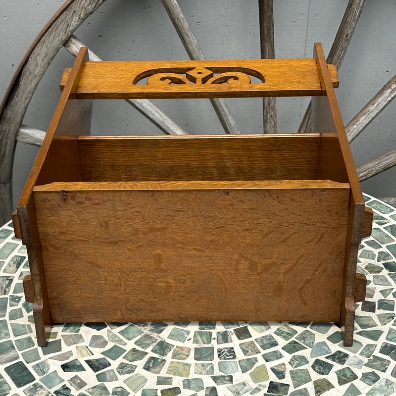 1960's　クサビ　透かし彫り　細工　飾り棚　オープン　ラック　シェルフ レトロ 楔本棚 くさび ブックシェルフ オープンシェルフ ラック 飾り棚