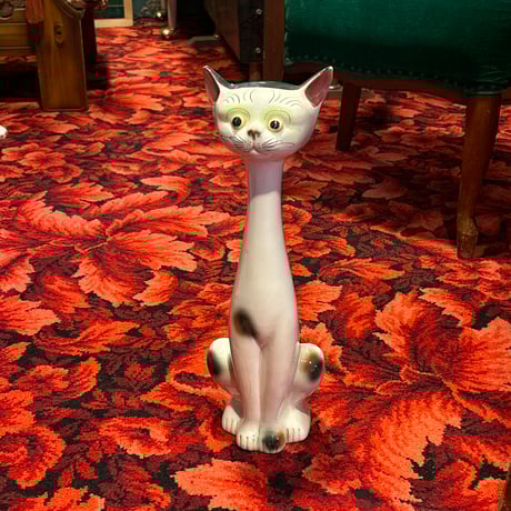 じゃれねこチャンとハート　ヘアクリップ　ミケ猫 じゃれねこチャンとハートヘアクリップミケ猫