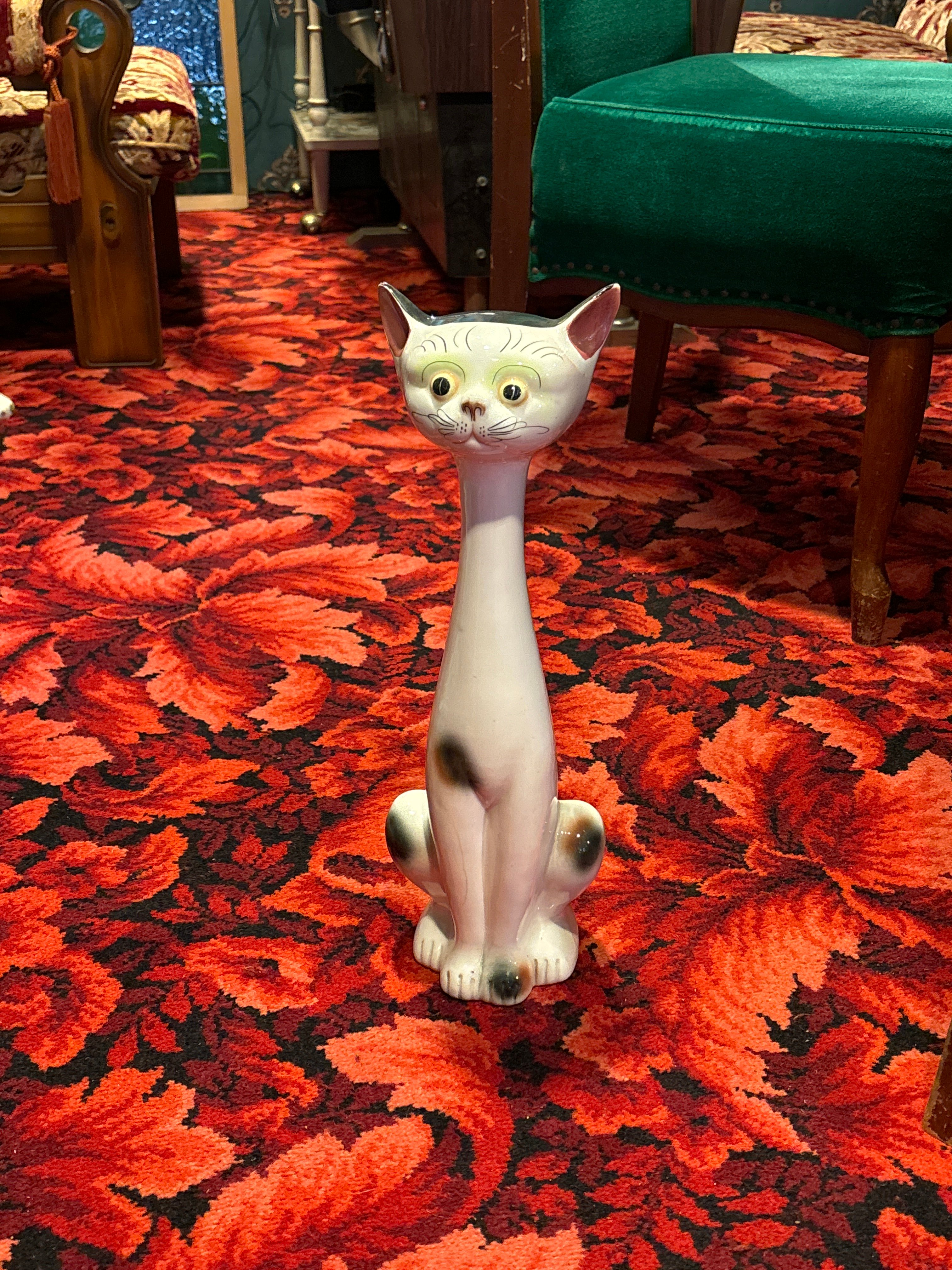 昭和レトロ　招き猫 猫と魚のデザインのアートパネル 3点セット original
