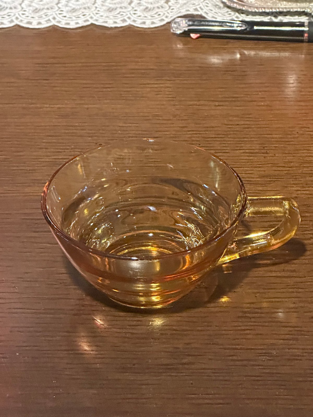 昭和レトロ 東洋ガラス リップルティーカップセット | アンティーク