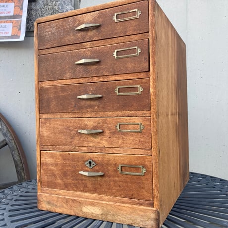 昭和レトロ 7段 小引き出し 木製チェスト 古道具 ヴィンテージ 昭和レトロ 7段 小引き出し 木製チェスト 古道具 ヴィンテージ