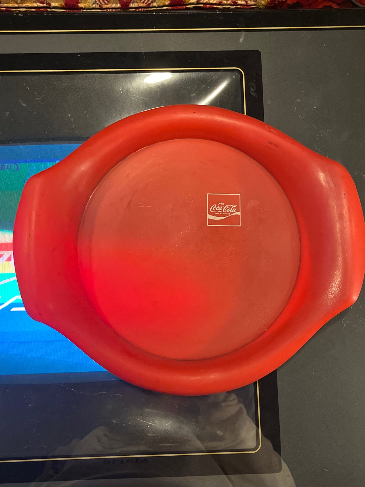 コカコーラ 販促非売品レトロ アンティークオリジナルトレー4卓セット