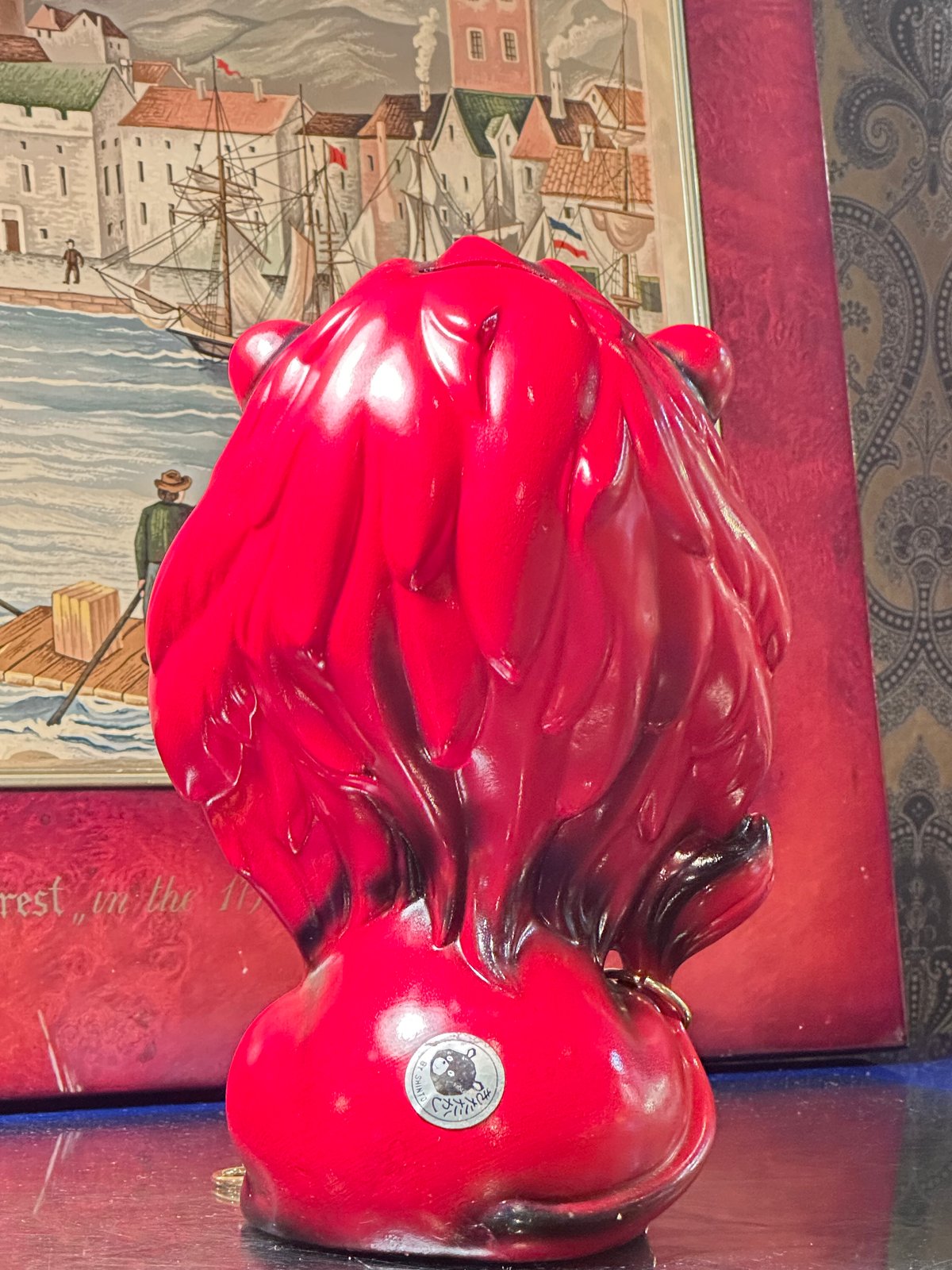 陶器製 ライオン 貯金箱 きたたかし by SHINTO | アンティーク