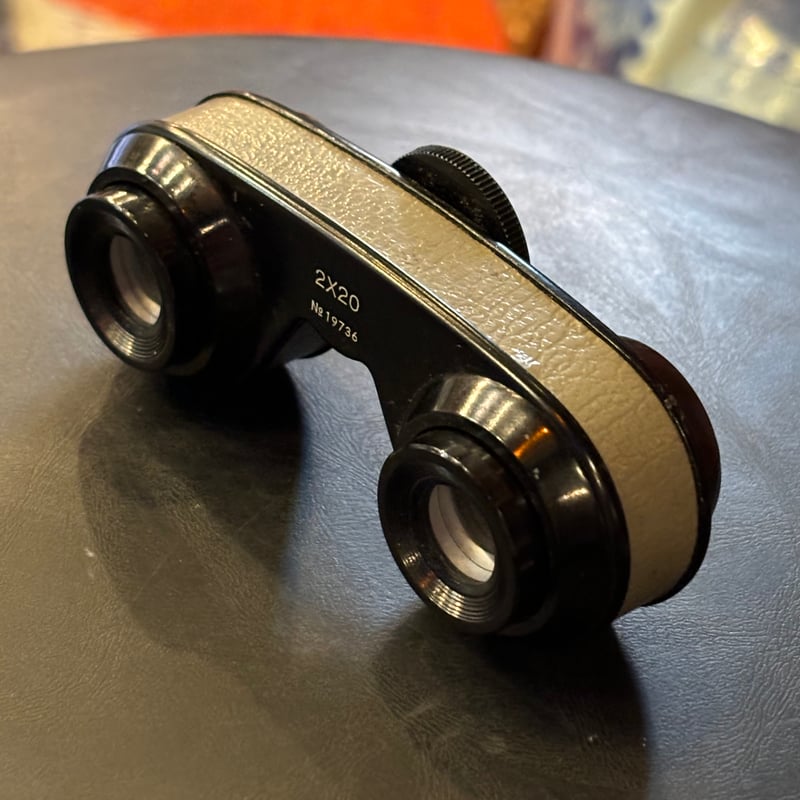 KOWA PROMINAR 双眼鏡 2×20 / 革ケース付き | アンティーク家具と喫茶