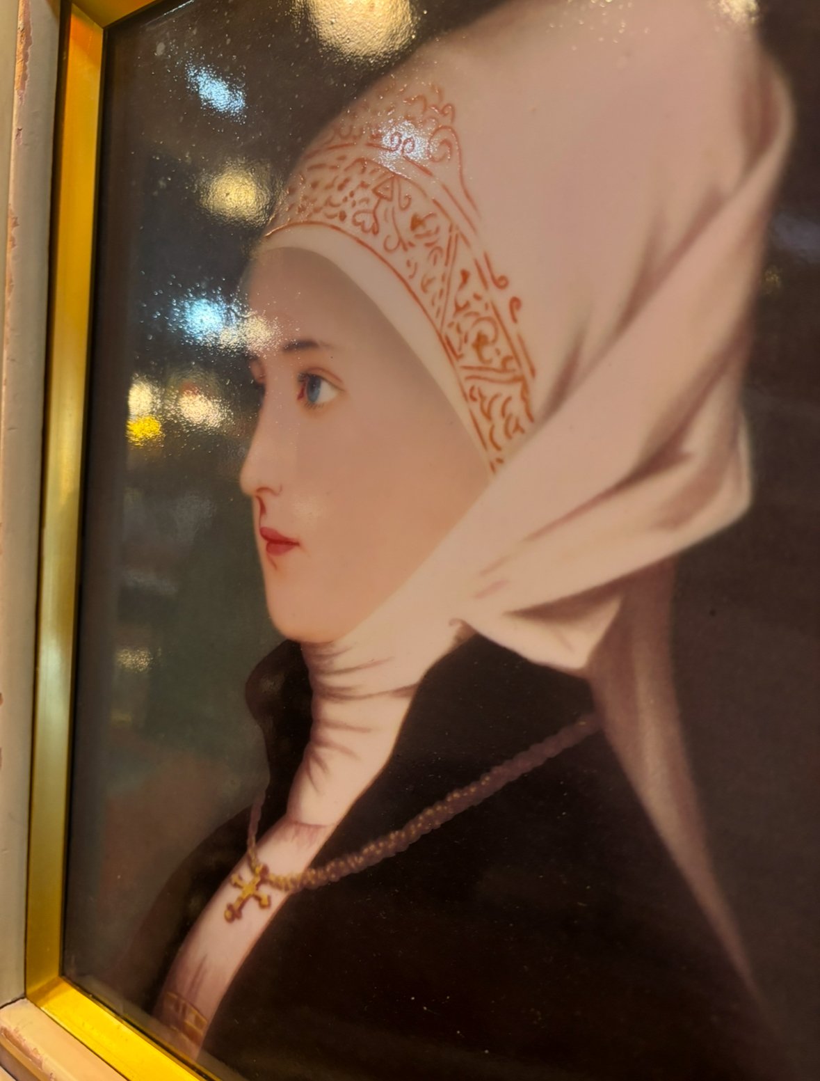 修道女の肖像画 絵画 油絵 | アンティーク家具と喫茶キャバレーの