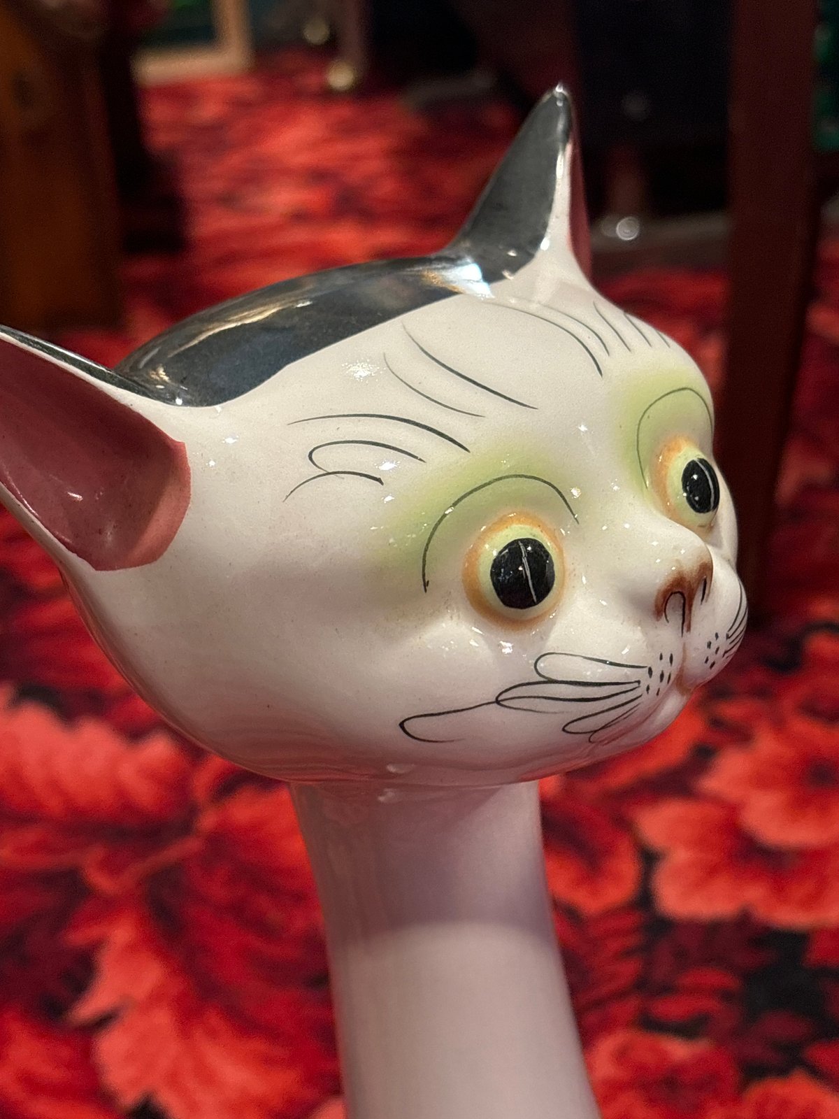 猫の置物 三毛猫 招き猫置物 | アンティーク家具と喫茶 猫の置物 三毛猫 招き猫置物 | アンティーク家具と喫茶