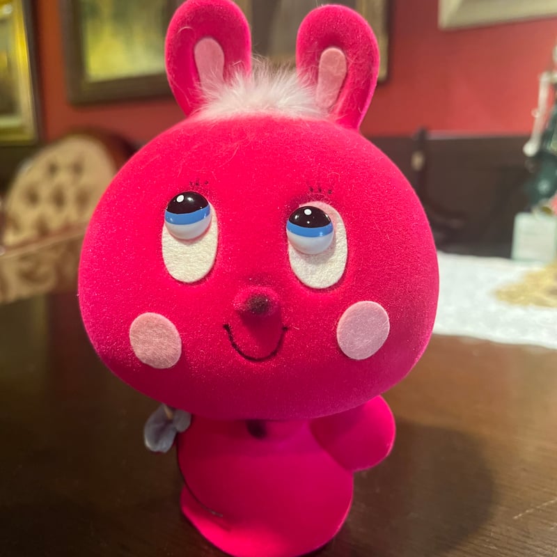 デッドストック】昭和レトロなうさぎさん貯金箱 | アンティーク