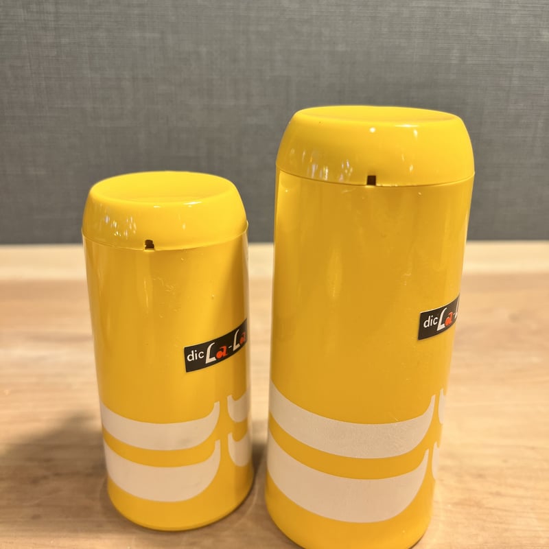 黄色が可愛いポップな！ディックララ 調味料入れセット | アンティーク