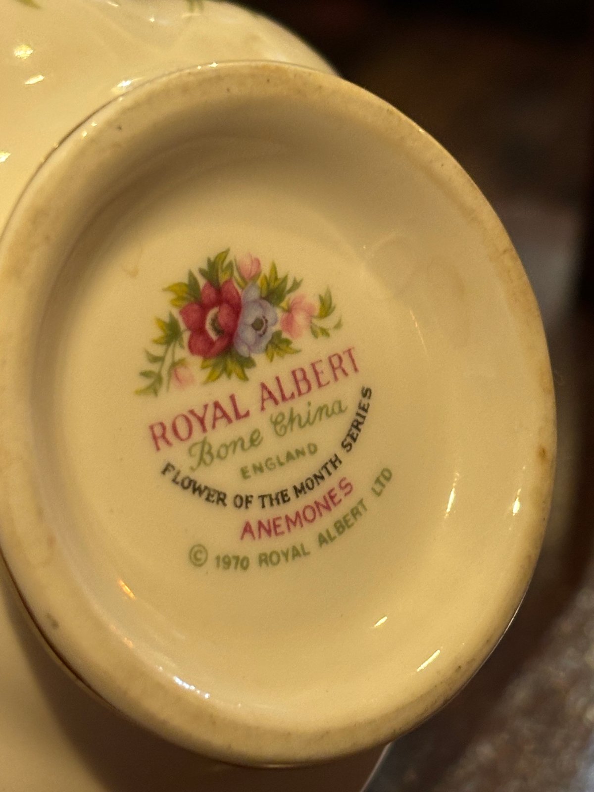 ロイヤルアルバート マンスリーマーチ カップ&ソーサー | アンティーク