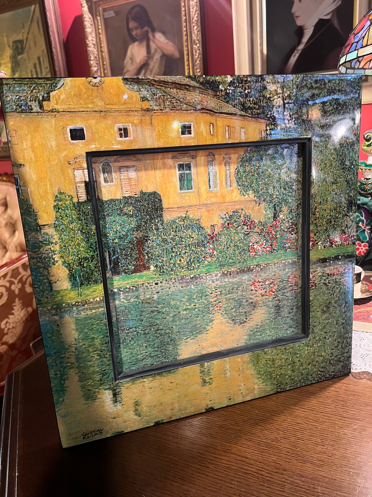 クリムト 額装品 グスタフ クリムト額装絵画 | アンティーク家具と喫茶キャバレーの