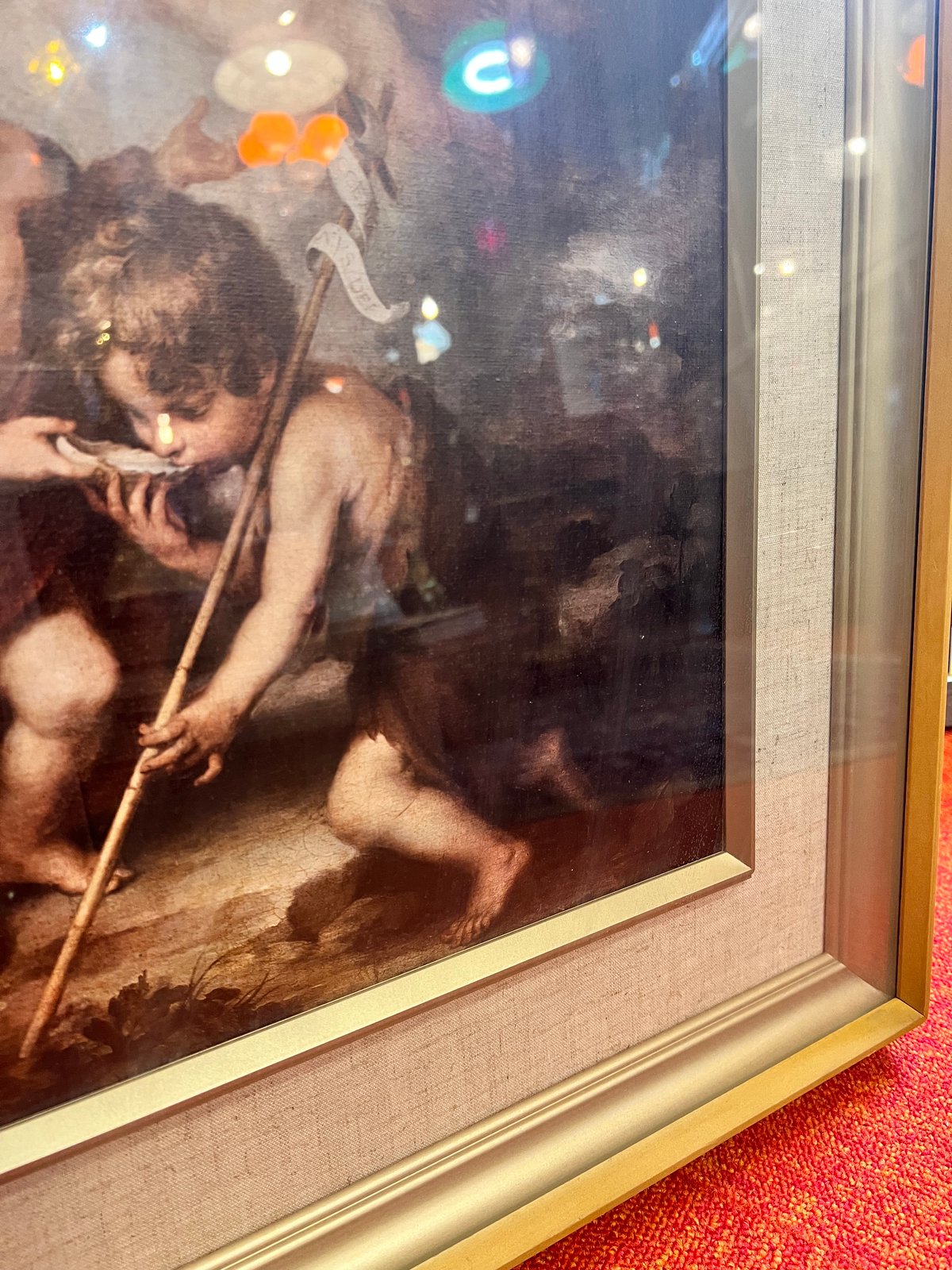 ムリーリョ 「貝殻の子供たち」複製絵画 | アンティーク家具と喫茶