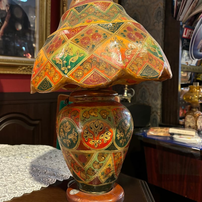 アンティークスタンドランプ キャメルランプ | アンティーク家具と喫茶