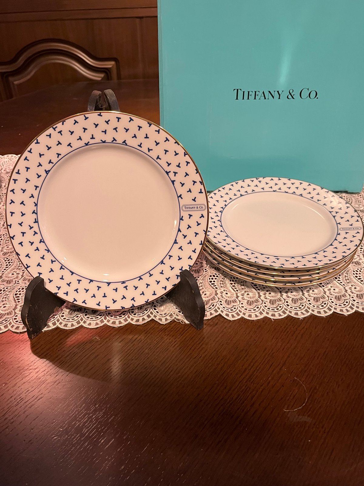 Tiffany &Co 5皿セット(箱付き)ティファニー | アンティーク Tiffany &Co 5皿セット(箱付き)ティファニー | アンティーク
