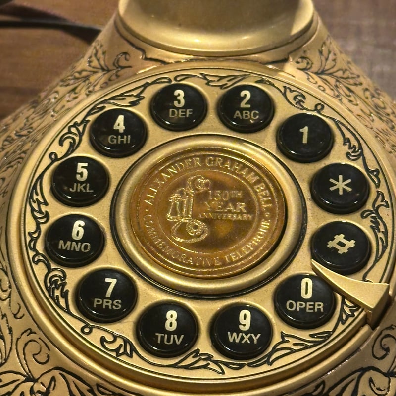 アンティーク 電話機 アレクサンダー・グラハム・ベル 記念