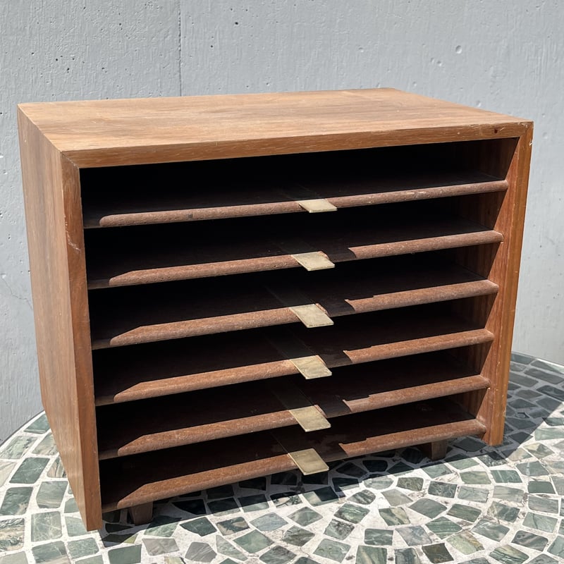 木製 カルテケース | アンティーク家具と喫茶キャバレーのネットショップ