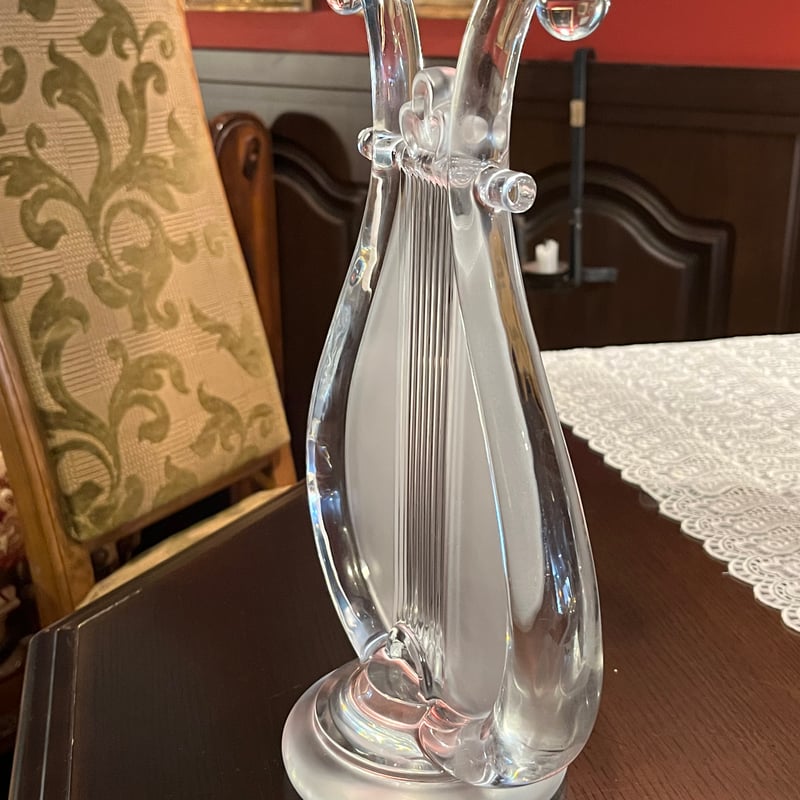 Champagne クリスタルハープ 本体約5キロ Champagne クリスタル