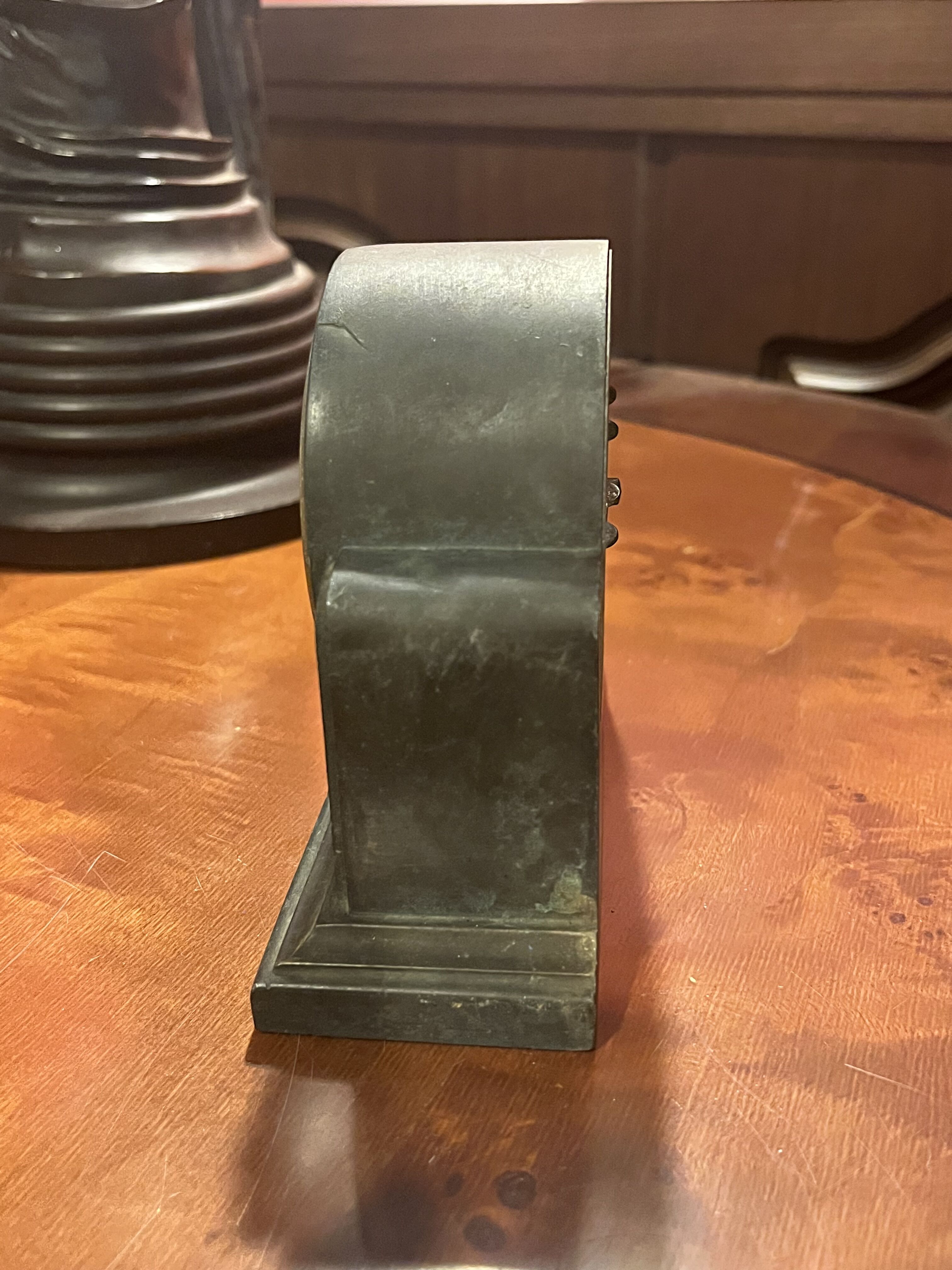 ジャンク品 精工舎 アンティークアールデコ 置時計 金属製精工舎の置き時計 （ジャンク品） | アンティーク家具と喫茶