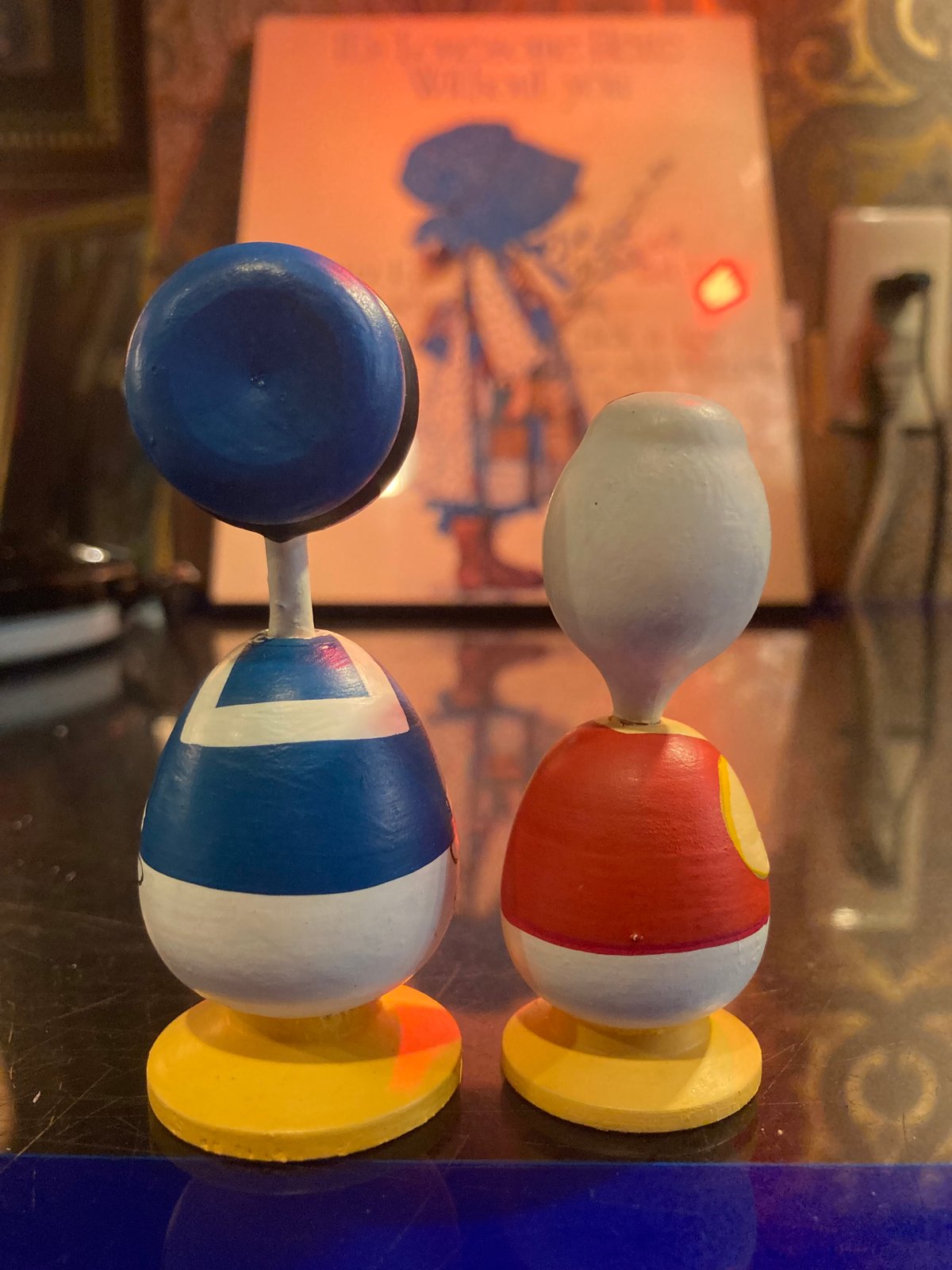 ディズニー ドナルドダック一家 木製こけし 6点セット | アンティーク