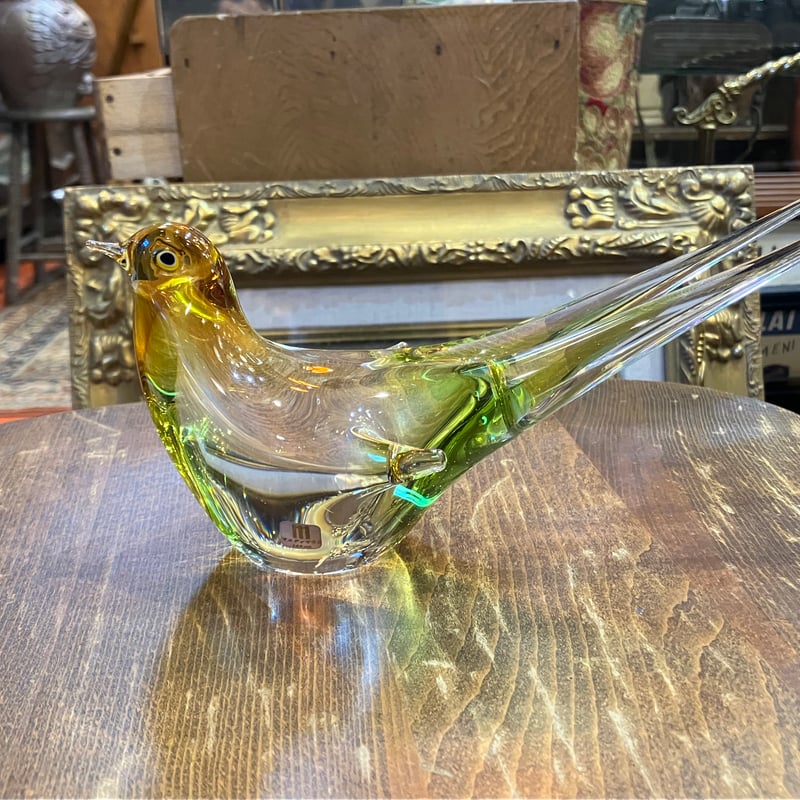 Multi Glass マルティグラス 鳥の置物 | アンティーク家具と喫茶