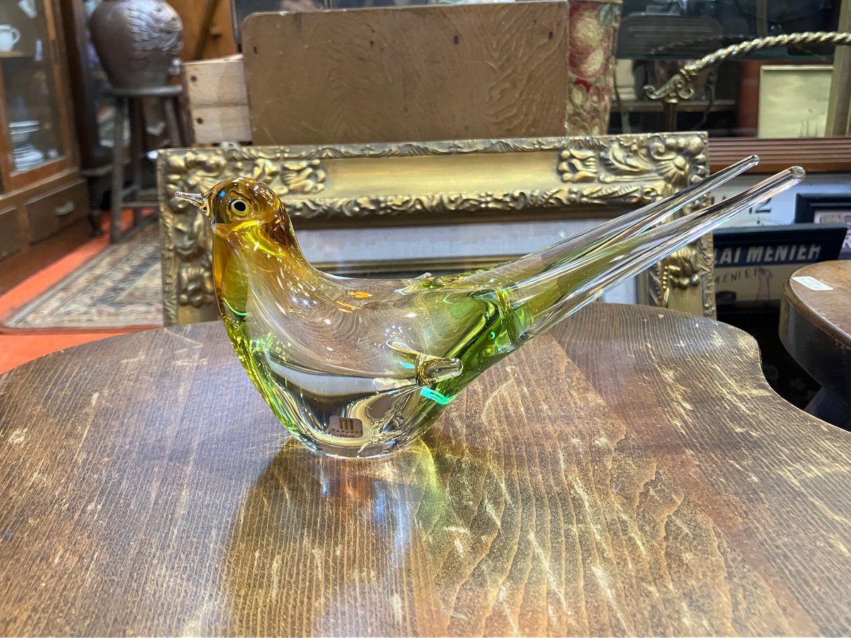 Multi Glass マルティグラス 鳥の置物 | アンティーク家具と喫茶