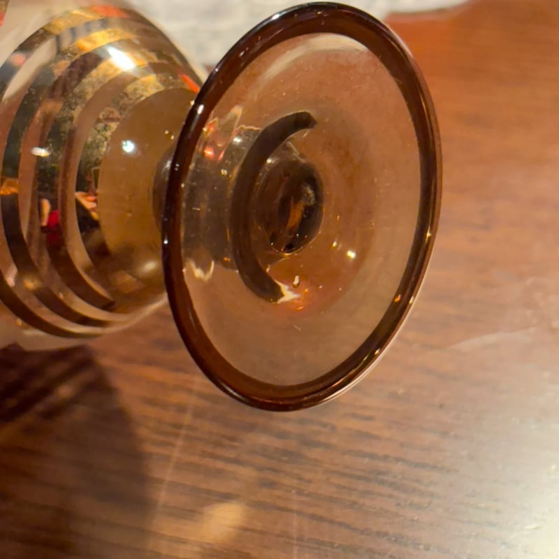 クリスタルガラス　アンティーク　デキャンタ　グラス5客セット クリスタルガラス アンティーク デキャンタ グラス5客セット