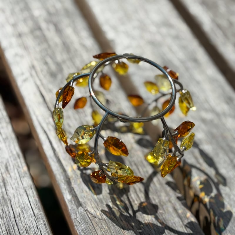 インテリア小物 Swarovski ゴールド 正規品 ゴージャスキャンドルホルダー