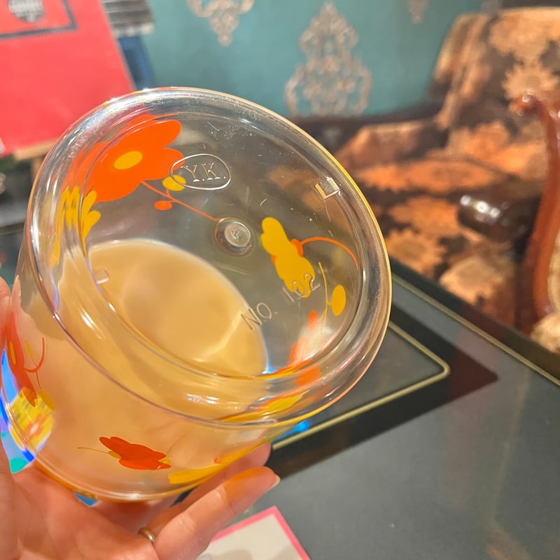 昭和レトロ 花柄プラスチックキャニスター | アンティーク家具と喫茶