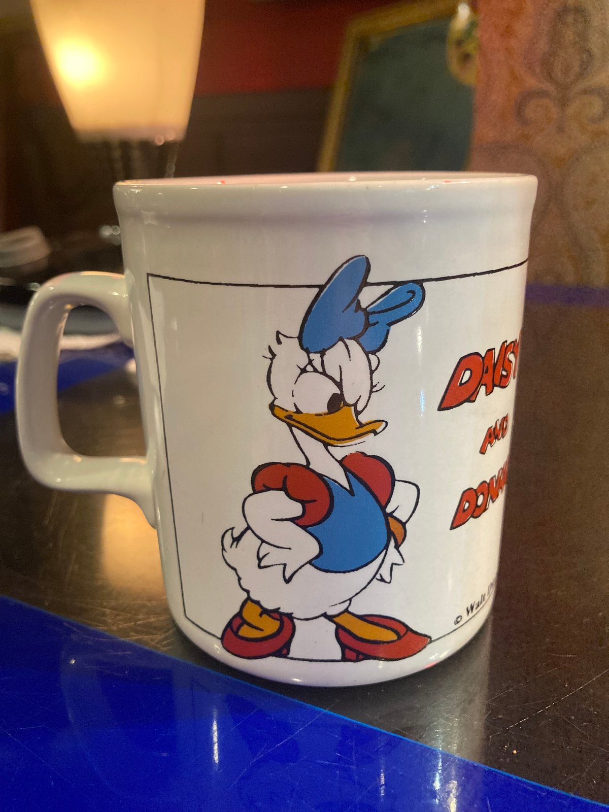 ドナルドとデイジーのマグカップ | アンティーク家具と喫茶キャバレー