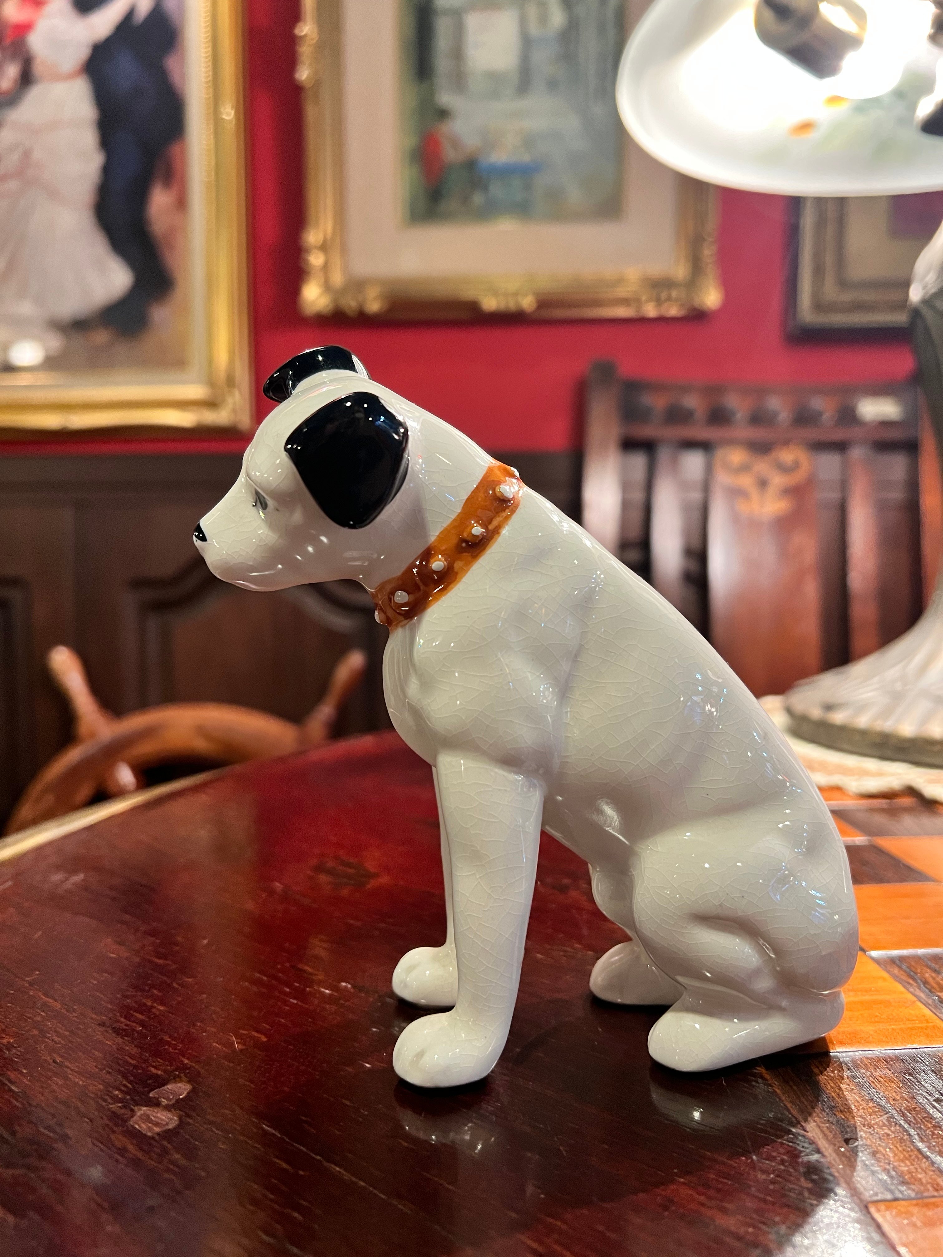 陶器のビクター犬 ニッパー君 | アンティーク家具と喫茶キャバレーの