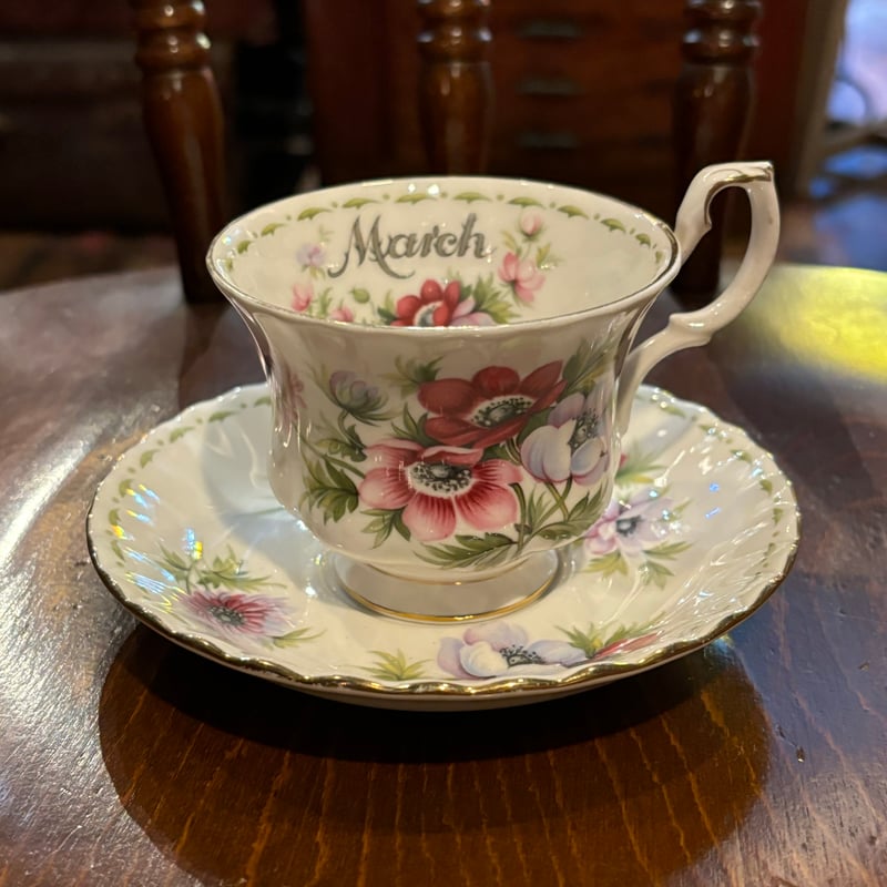ロイヤルアルバート マンスリーマーチ カップ&ソーサー | アンティーク