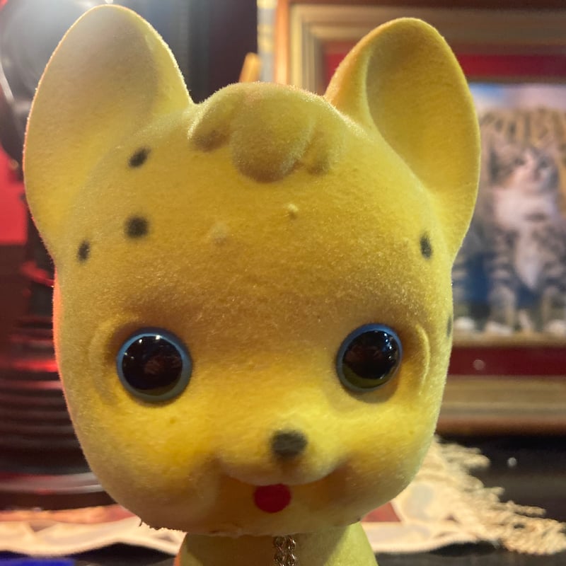 昭和レトロ首振り猫ちゃん貯金箱 | アンティーク家具と喫茶キャバレー