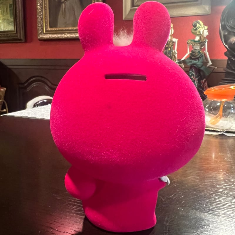 デッドストック】昭和レトロなうさぎさん貯金箱 | アンティーク家具と