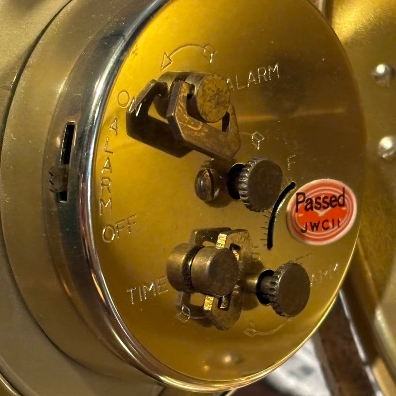 ジャンク] WINDMILL ウインドミル 地球儀型置時計 時計 アンティーク