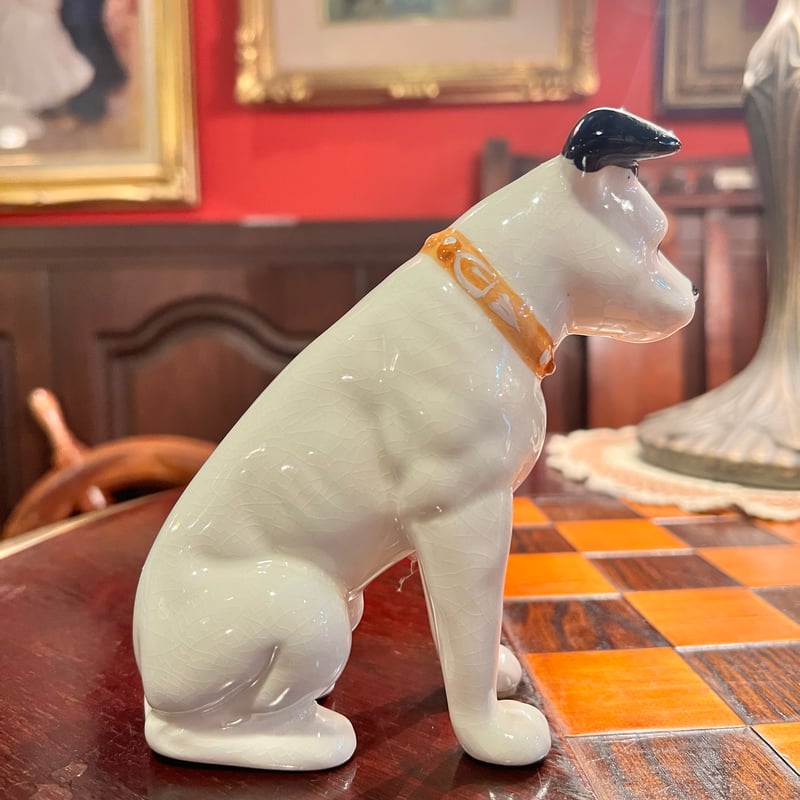 陶器のビクター犬 ニッパー君 | アンティーク家具と喫茶キャバレーの