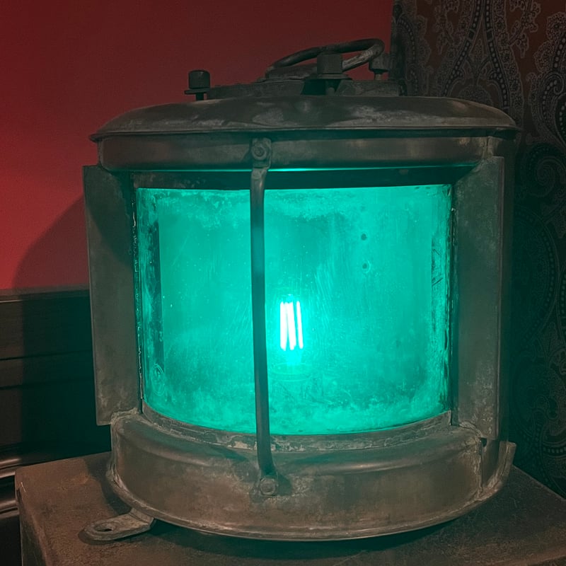 アンティークマリンデッキ 日本船燈 船舶ランプ 運輸省船用