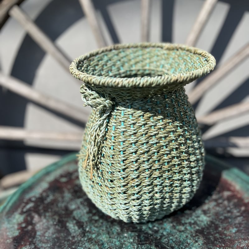 Tiffany & Co. ティファニー植木鉢ブルー陶器