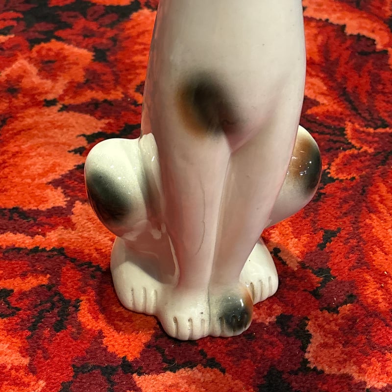 招き猫 三毛猫　木彫り置物 約８cm アンティーク縁起物　ヴィンテージ Amazon.co.jp: 招き猫 アンティーク 黒猫 木彫り 昭和レトロ