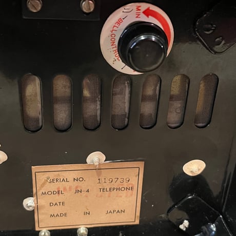 日本製　バブル時代のダイヤル式西洋モチーフ固定電話