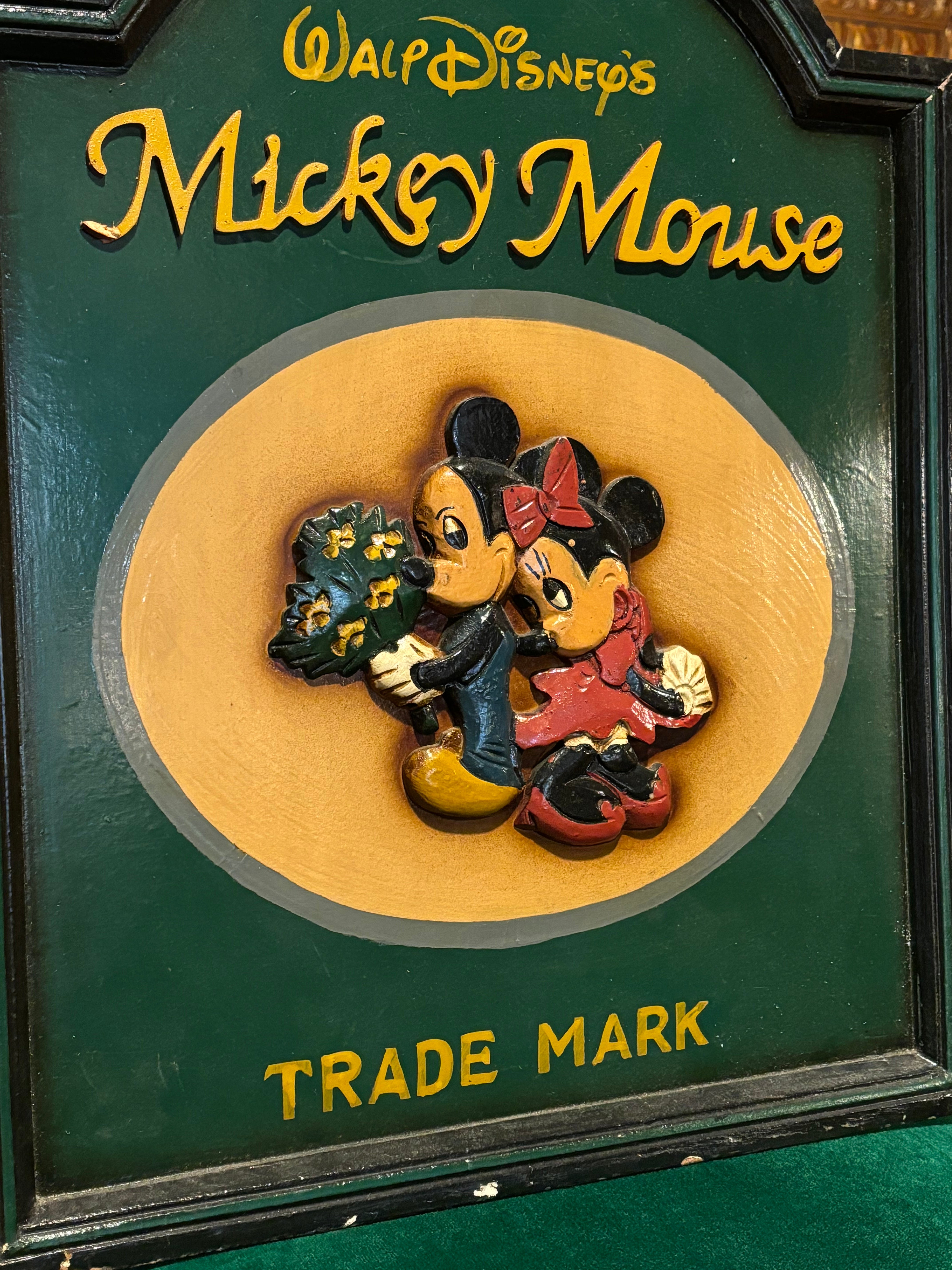 Disney 木製壁掛けプレート | アンティーク家具と喫茶キャバレーの
