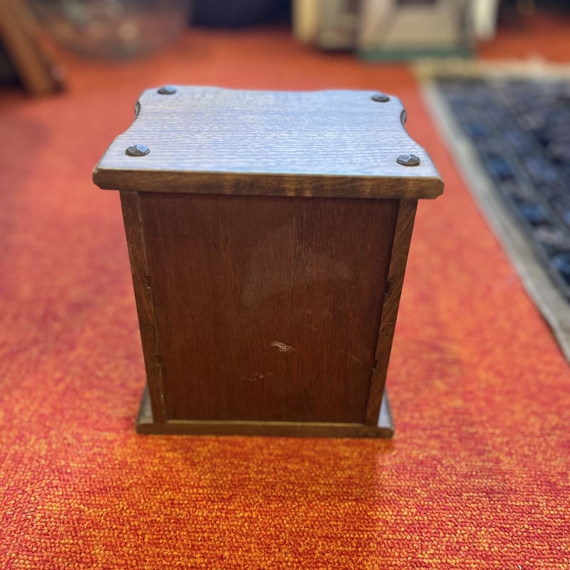 アンティーク】昭和レトロ 木製 カラーボックス 小物収納 棚 古道具 古