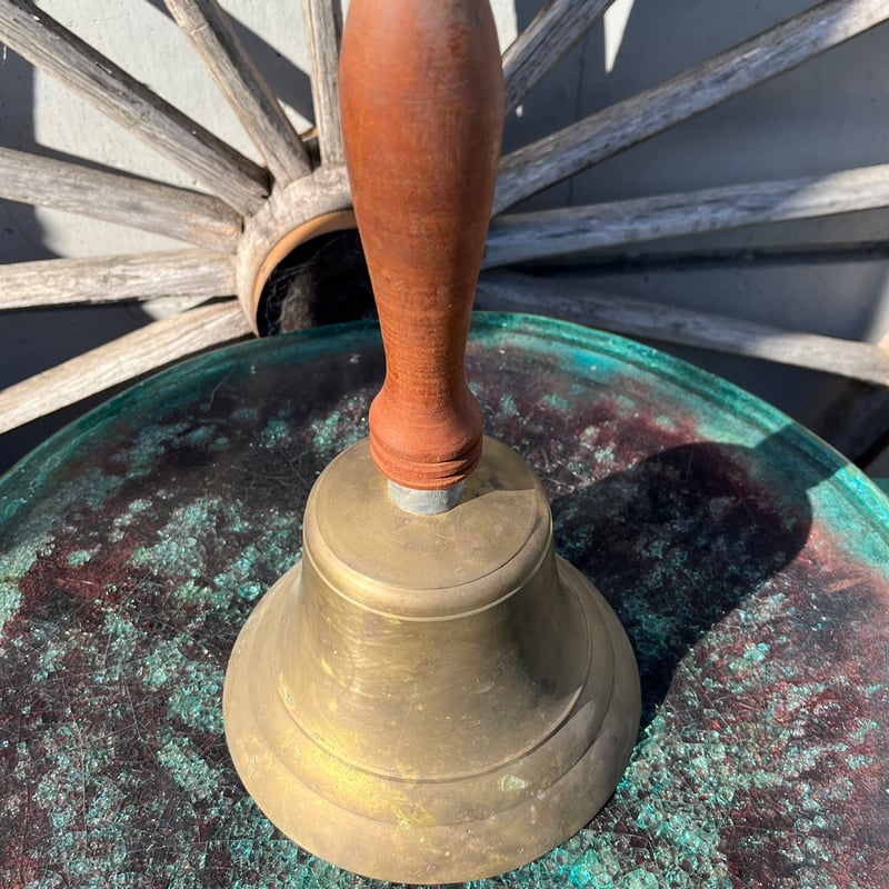 真鍮製 大きな豆腐屋さんのハンドベル 振り鐘 | アンティーク家具と