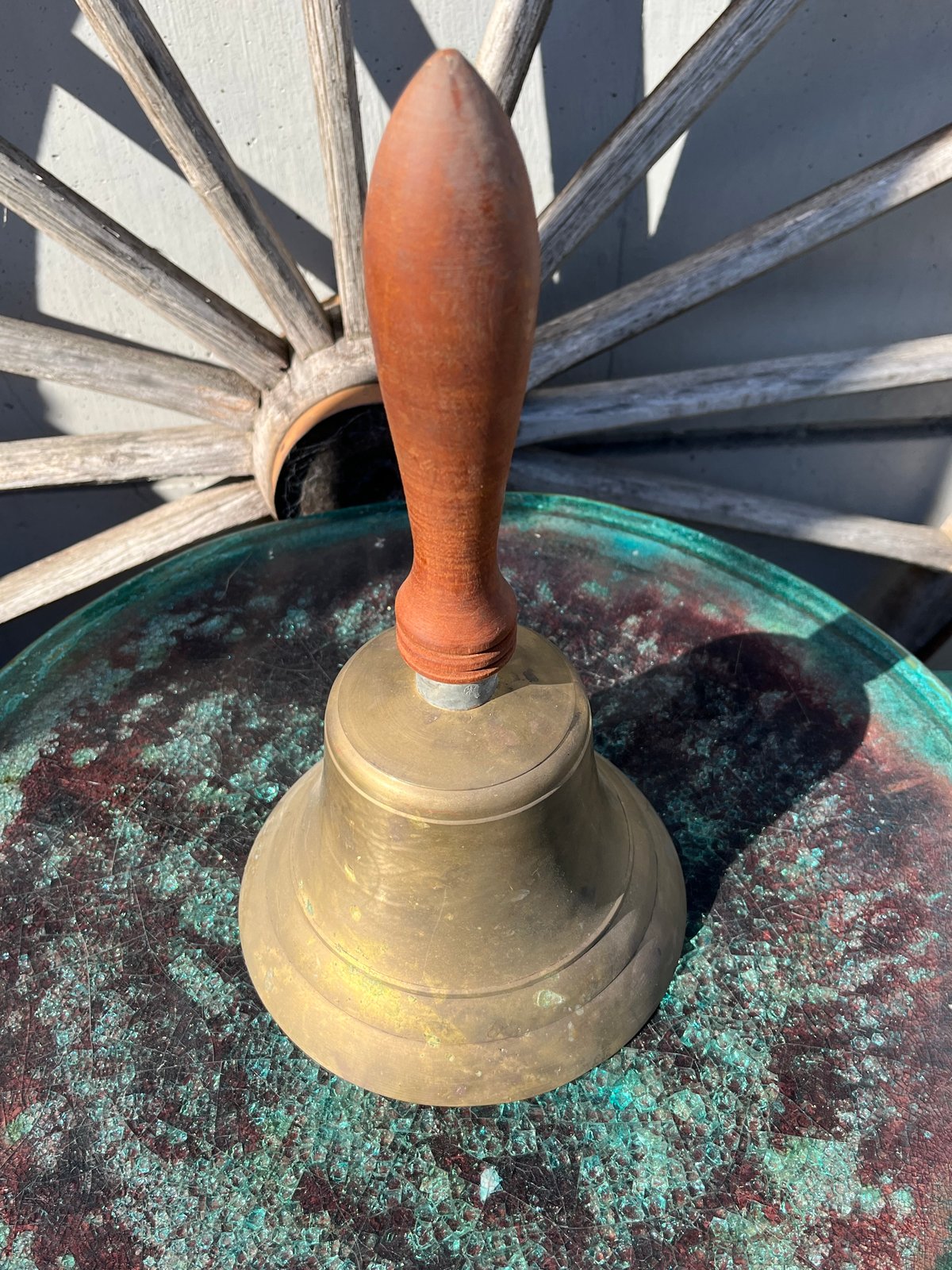 真鍮製 大きな豆腐屋さんのハンドベル 振り鐘 | アンティーク家具と