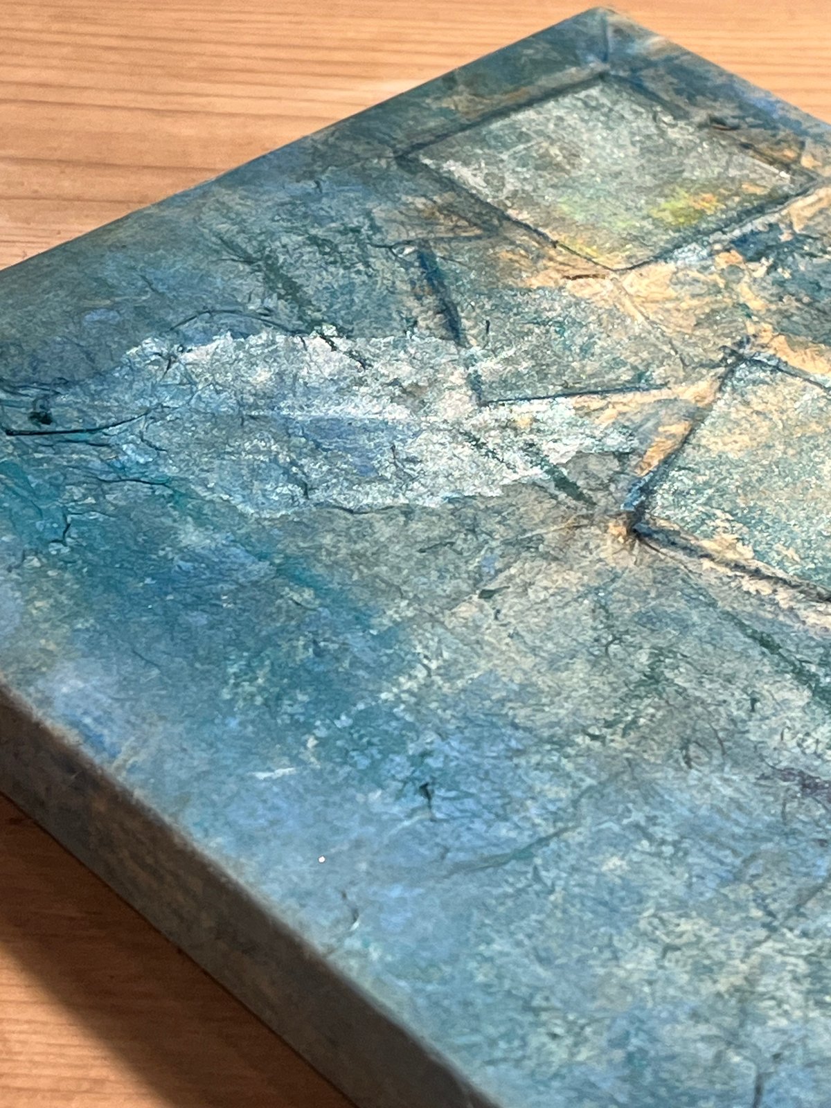 現代アート 作品名不明 抽象画 | アンティーク家具と喫茶